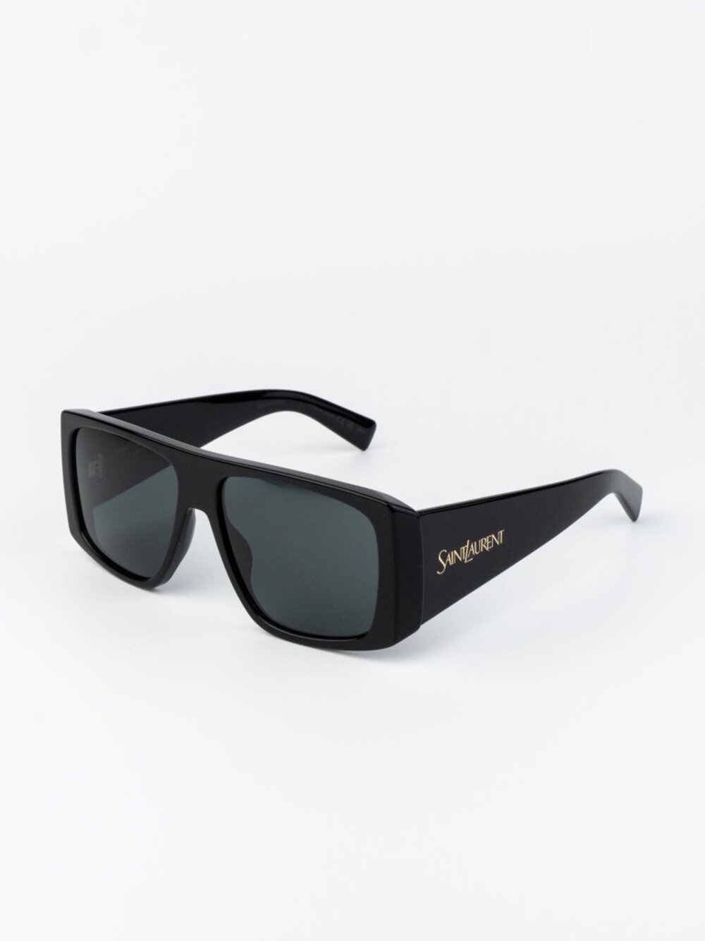 Saint Laurent Women Sunglasses Black Grey Square SL832 001 NEW AUTHENTIC - Picture 4 of 15